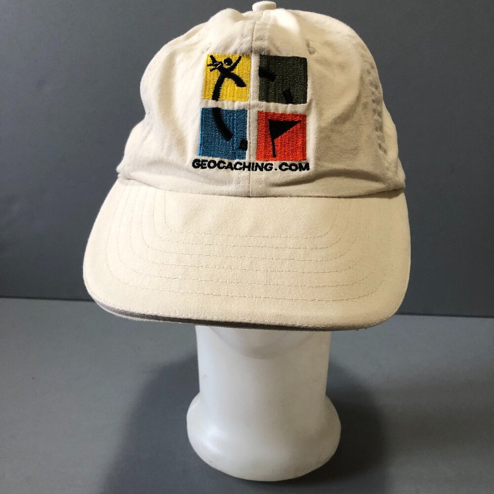 EMBROIDERED GEOCACHING ADJUSTABLE BASEBALL CAP